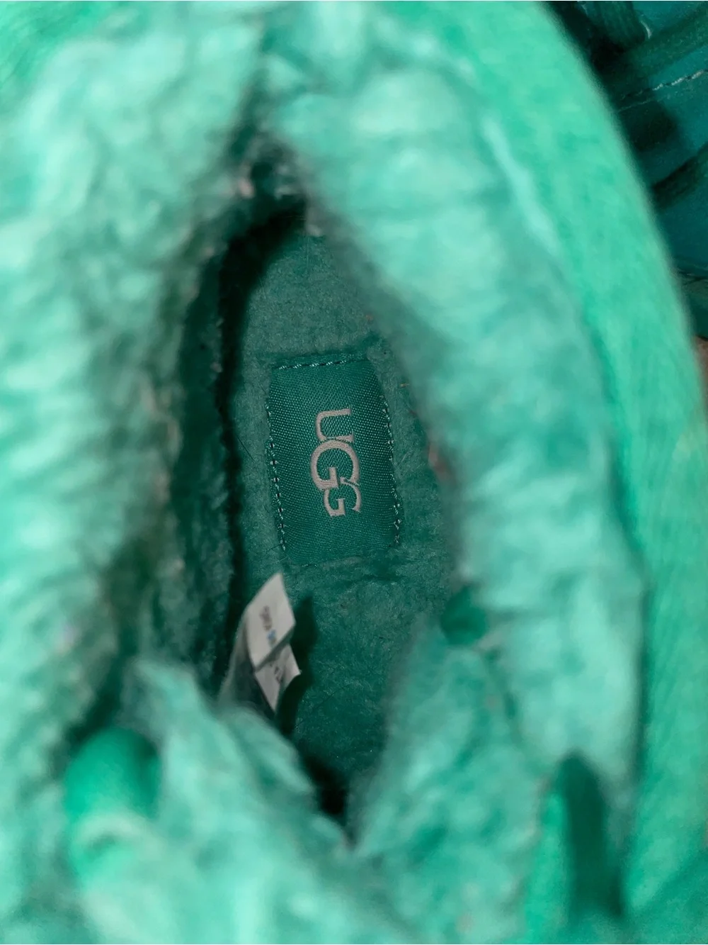 UGG green Lace-Up womens Boots sz 6